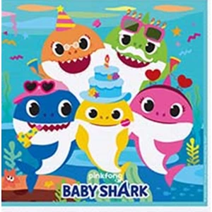 Baby Shark Kağıt Peçete 33X33 cm 16'lı