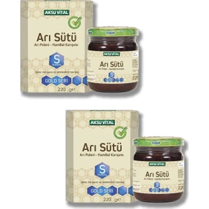 Aksu Vital Arı Sütü Polen & Ham Bal Karışımı 2 x 220 gr