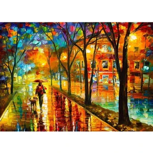Güven Serigrafi Modern Art 1000 Parça Ahşap Puzzle Yapboz