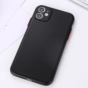 Apple iPhone 12 Kılıf Ultra Ince Pp Kapak Siyah