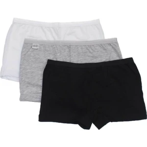 3016 3'lü Paket Likralı Bayan Boxer