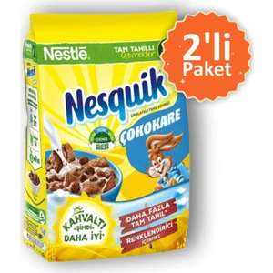 Nesquik Çokokare Kahvaltılık Gevrek 310 gr 2'li