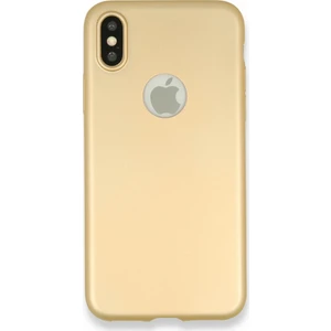 Yeni Case iPhone x Kılıf Rubber Silikon - Gold