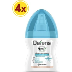 Su Bazlı Sinek Kovucu Vücut Spreyi Yağsız 100 ml x 4'lü