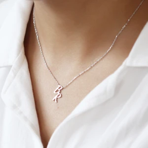 Lieza Jewelry Gümüş Harf Kolye