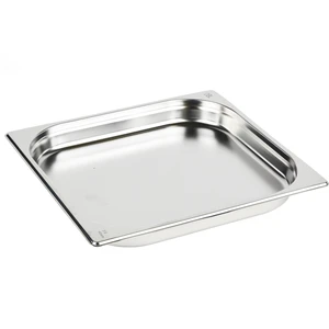 Natsan-Paslanmaz Çelik Gastronom Küvet Gn 2/3-40 (35,4 x 32,5 x 4 Cm)