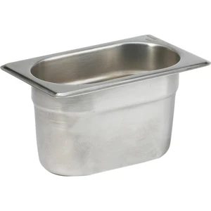 Natsan-Paslanmaz Çelik Gastronom Küvet Gn 1/9-100 (17,6 x 10,8 x 10 Cm)