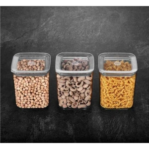 Vip Ahmet Sude Kare Saklama Kabı Seti 3 x 900 ml. VP-263