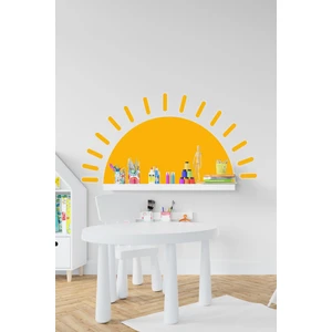 Sarı Güneş Çocuk Bebek  Odası Duvar Sticker (58X100 Cm)