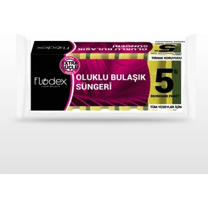 Oluklu Bulaşık Süngeri Yeşil