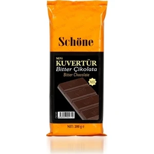 Mini Bitter Kuvertür Çikolata 200 gr