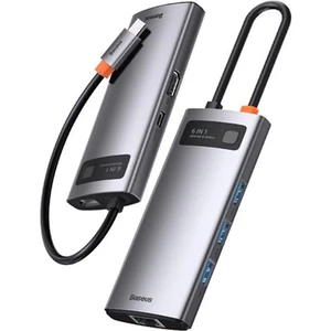 Metal Gleam Series 6in1 Type-C Hub Adaptör Çoklayıcı CAHUB-CW0G