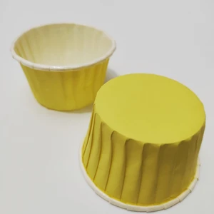 25'li Cupcake Muffin Kek Kalıbı Sarı