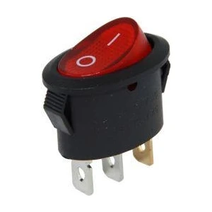 Kcd1-3 Oval Işıklı On/off Anahtar 3 Pin IC-134B