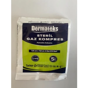 Steril Gaz Kompres 7,5 cmx7,5 cm 100 Adet