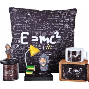 Einstein Lamba Einstein Büyük Yastık Kutulu Kupa Einstein Kalemlik