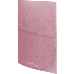 Lastikli Dosya Desenli Metalik Pembe 2'li