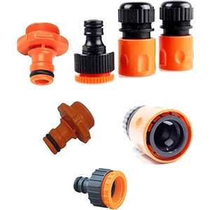 Mix Hortum Batarya Bağlantı Adaptörü-1/2-3/4"musluk Adaptörü-2 Adet 1/2"hortum Bağlantı Adaptörü