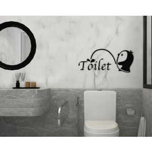 Bk Gift Banyo Tuvalet Duvar Süsü-6