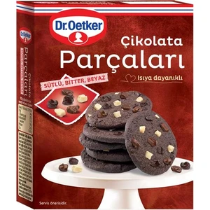 Dr. Oetker Çikolata Parçaları Sütlü Bitter Beyaz