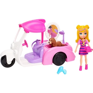 Polly Pocket ve Araçları Köpek Yıkama Servisi Seti GDM10