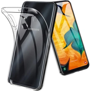 Samsung Galaxy A30 Kılıf Şeffaf Süper Silikon