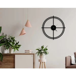 Bk Gift Dekoratif 45CM Ahşap Duvar Saati-13