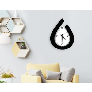 Bk Gift Dekoratif 45CM Ahşap Duvar Saati-1