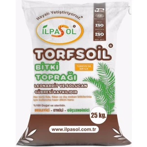 ilpasol Torfsoil 6 Mix Karışımlı Saksı ve Çiçek Toprağı 25 kg Dikim Harcı Fide Fidan Tohum Çimlendirme