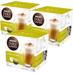 Dolce Gusto Coffee Cappuccino 16 Kapsül x 3 Paket