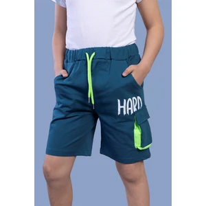 Toontoy Kids Kids  Erkek Çocuk Beli Ayarlanabilir Cep Detaylı Baskılı Şort
