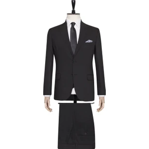 Yelekli Slim Fit Takım Elbise