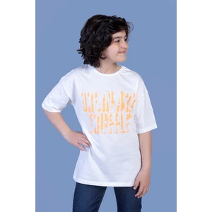 Toontoy Kids Toontoy Erkek Çocuk Yazı Baskılı Tişört