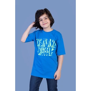Toontoy Kids Toontoy Erkek Çocuk Yazı Baskılı Tişört