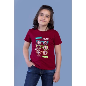 Toontoy Kids Toontoy Erkek Çocuk Gözlük Baskılı Tişört