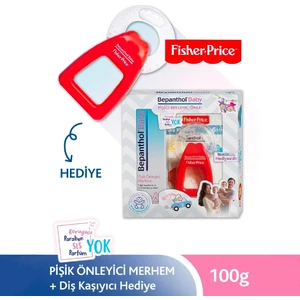 Baby Pişik Önleyici Merhem 100 g + Fisher Price Kırmızı Diş Kaşıyıcı Hediye