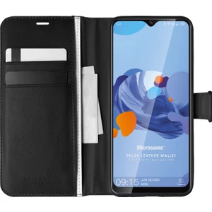 Reeder P13 Blue Max 2020 Kılıf Delux Leather Wallet Siyah