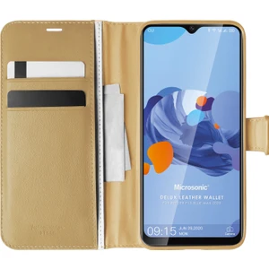 Reeder P13 Blue Max 2020 Kılıf Delux Leather Wallet Gold