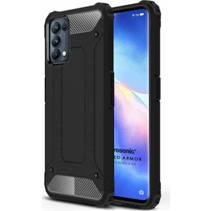 Oppo Reno 5 5g Kılıf Rugged Armor Siyah
