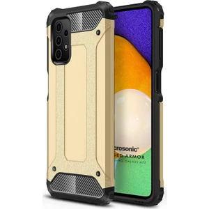 Samsung Galaxy A72 Kılıf Rugged Armor Gold