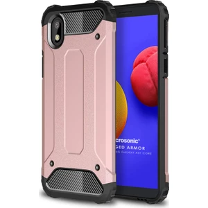Samsung Galaxy A01 Core Kılıf Rugged Armor Rose Gold
