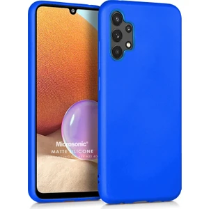 Matte Silicone Samsung Galaxy A32 4g Kılıf Mavi