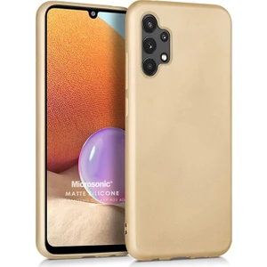 Matte Silicone Samsung Galaxy A32 4g Kılıf Gold