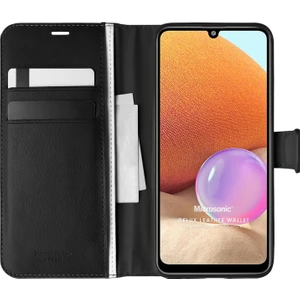 Samsung Galaxy A32 4g Kılıf Delux Leather Wallet Siyah