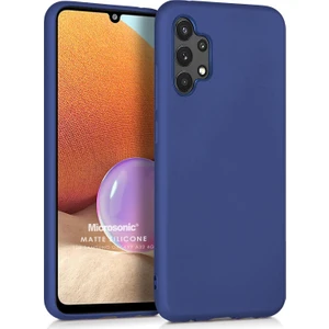 Matte Silicone Samsung Galaxy A32 4g Kılıf Lacivert