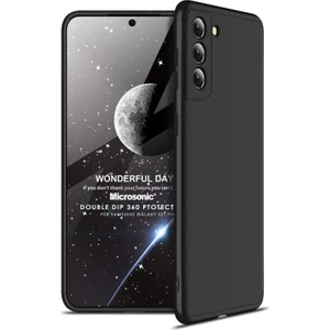 Samsung Galaxy S21 Plus Kılıf Double Dip 360 Protective Siyah