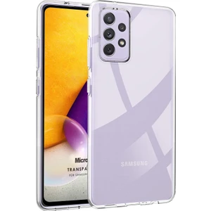 Samsung Galaxy A72 Kılıf Transparent Soft Beyaz