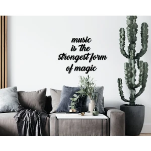 Bk Gift Music Is The Strongest Form Of Magic Duvar Yazısı-1