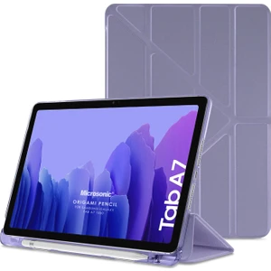 Samsung Galaxy Tab A7 10.4" T500 Kılıf Origami Pencil Lila