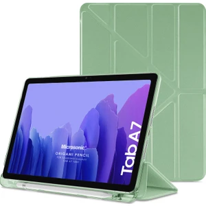 Samsung Galaxy Tab A7 10.4" T500 Kılıf Origami Pencil Açık Yeşil